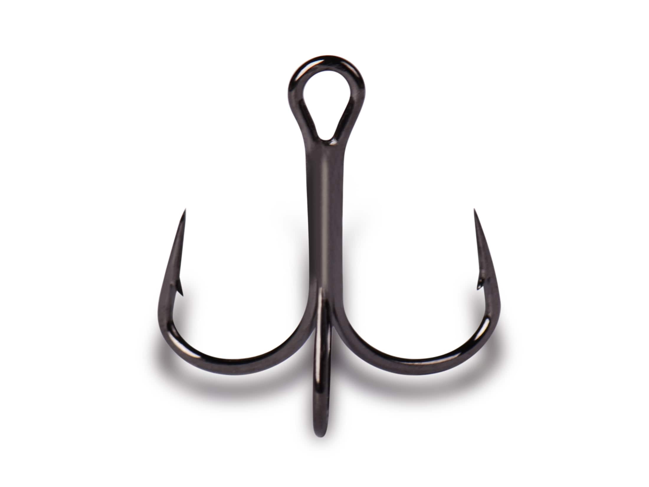 KVD Elite Round Bend Treble Hook - Forged Black Nickel Size 2 - View #11