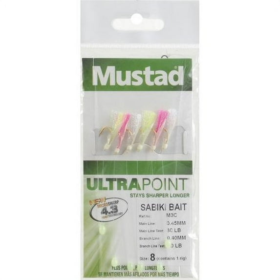Mustad Tri-Color Sabiki Rig - #8 1pc