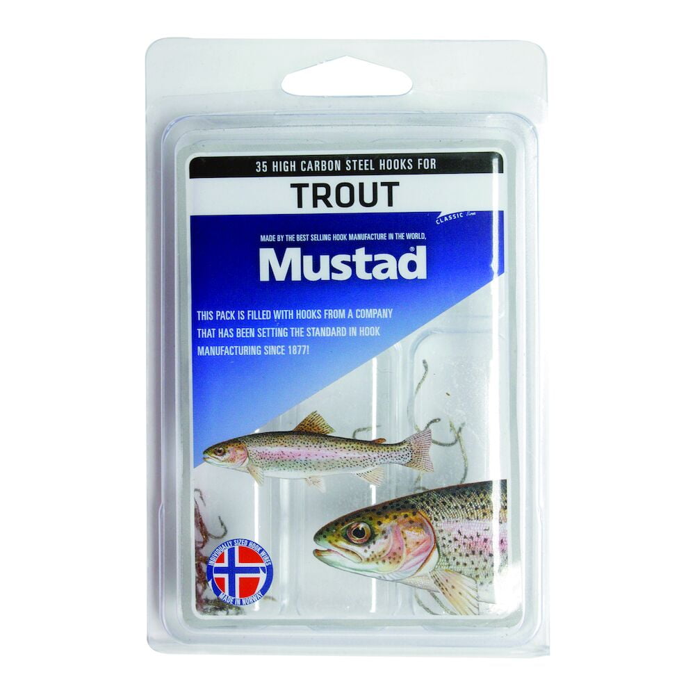 Mustad Trout Kit, Assorted Size Hooks