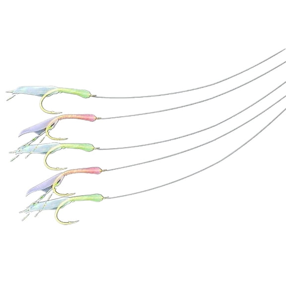 Mustad USR08 UP Sabiki Rig, Shrimp - Poly 1 Per Pack