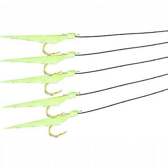 Mustad USR18-GLS-8-1 UltraPoint Sabiki Rig GLOW FISH SKIN Size 8