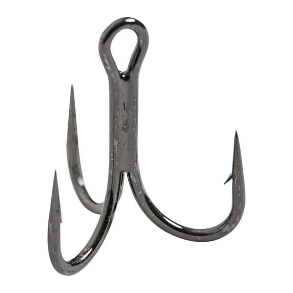 Mustad Ultra Point 3x Strong Treble Hook - Size: 1/0 (Black Nickel) 5pc