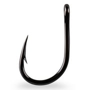 Mustad Ultra Point O'Shaughnessy Hook Black Nickel - Size 1/0 6pc