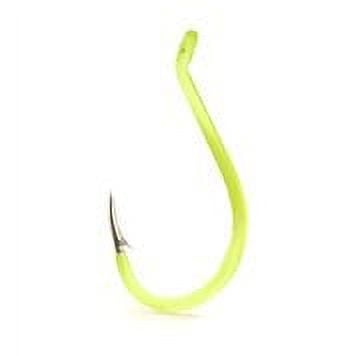 Mustad Ultra Point Octopus Hook (Chartreuse) - Size: #4 6pc