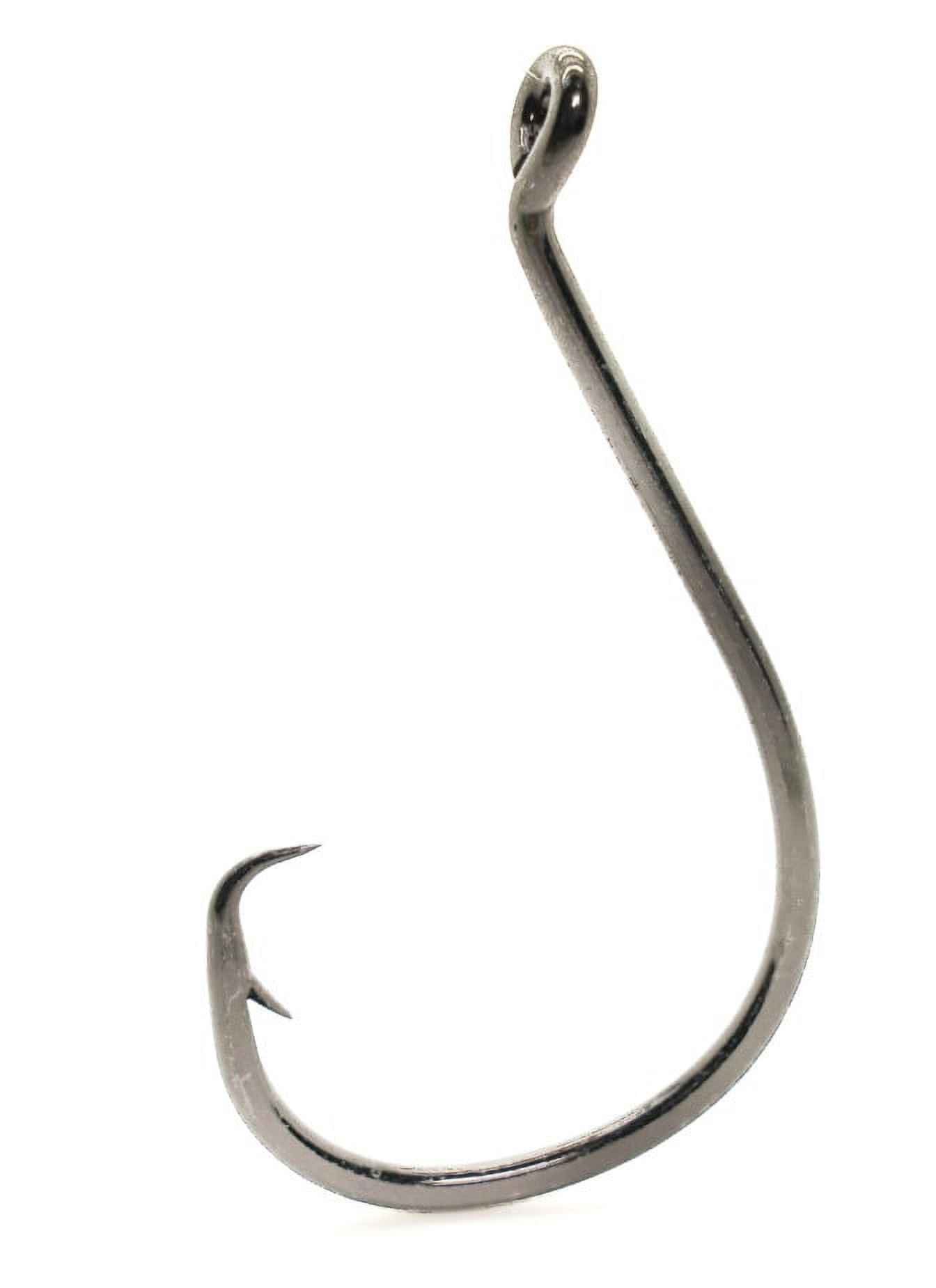 Mustad Ultra Point in-line Octopus Hook (Black Nickel) - Size: 1/0 6pc