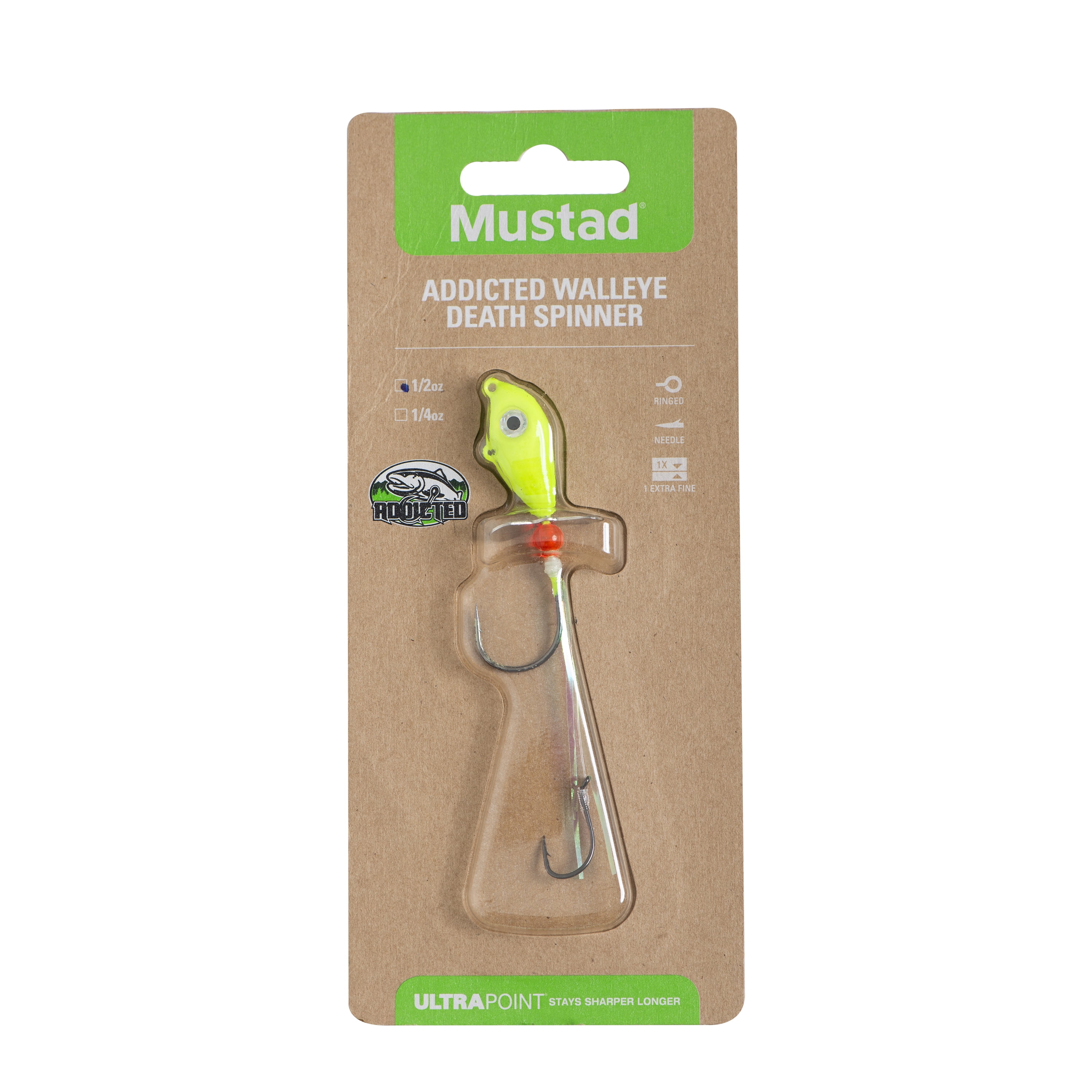 Mustad Fishing Addicted Walleye Death Spinner 3/4oz (Firetiger) – The General Store Spokane