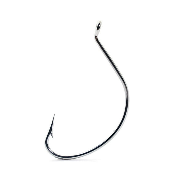 Mustad Wide Gap Croaker Hook - Size: 4/0 (Stainless Steel) 8pc