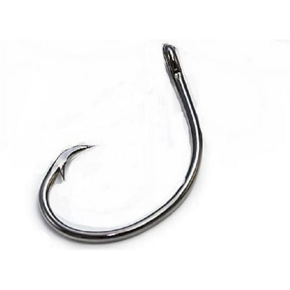 Mustad in-line Circle Hook (Black Nickel) - Size: #4 10pc