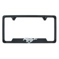 thumbnail image 1 of Mustang 3D Pony Logo Black Metal License Frame Holder, 1 of 5