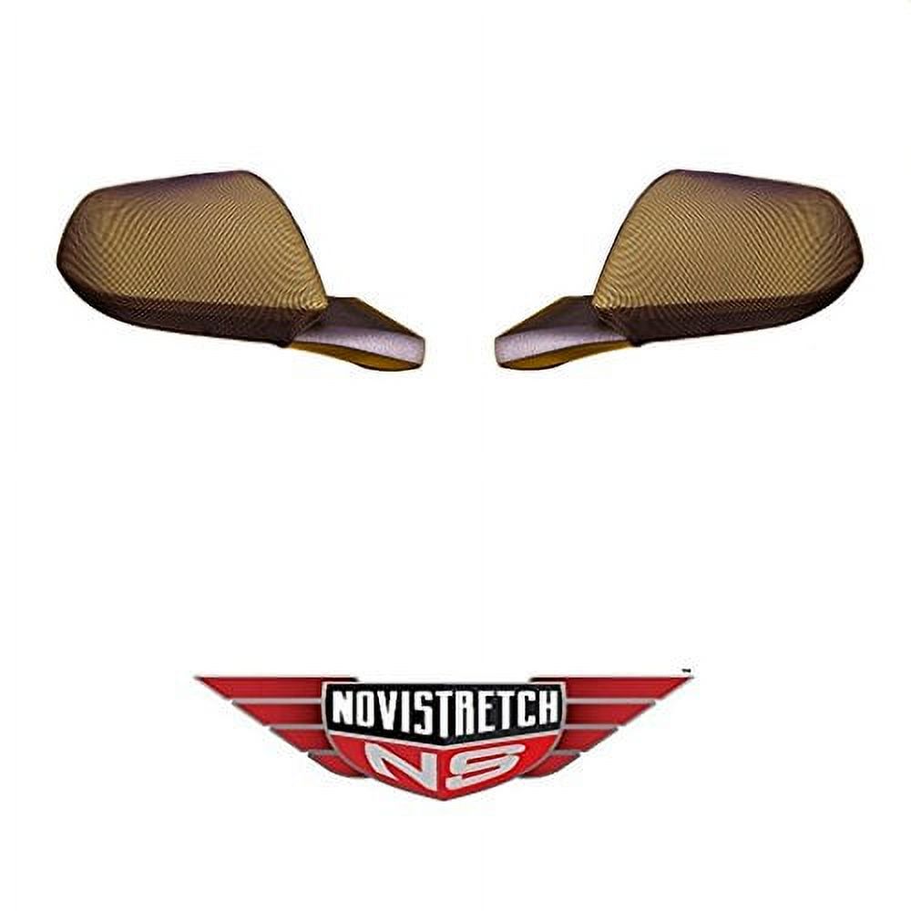 Mustang 6th Generation NoviStretch Mirror Bra Covers High Tech Stretch Mask Fits: All Mustangs 2015 and Newer - image 1 of 4