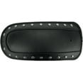 thumbnail image 1 of Mustang Motorcycle Fender Bib - Studded Black Synthetic Leather, Felt-Backed, Street Bike (78073), 1 of 3