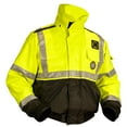thumbnail image 1 of Mustang ANSI High Vis Flotation Bomber Jacket - Fluores... [MJ6214T3-239-XL-206], 1 of 2