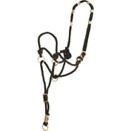 8022 horse side pull rope halter w/braided nose - Walmart.com