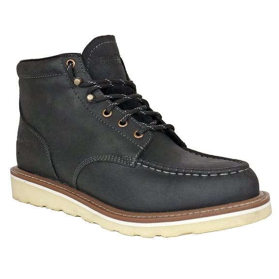 DieHard Men’s Soft Toe Wedge Work Boot Slip Resistant EH Mustang Black