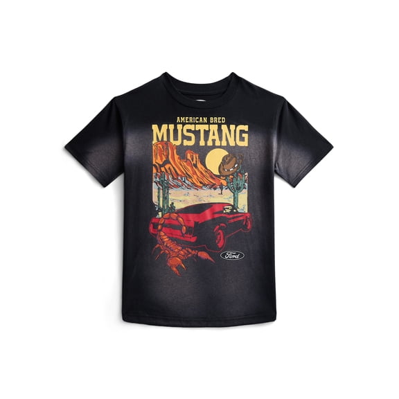 Mustang Boys Graphic Tee with Short Sleeves, Sizes 4-18