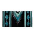 thumbnail image 1 of Mustang  Del Rio Saddle Blanket Turquoise/Black 36X34, 1 of 4