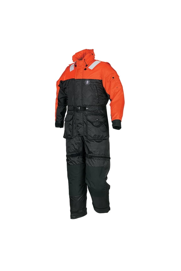 Mustang Deluxe Anti-Exposure Coverall  Work Suit - Orange/... [MS2175-33-XL-206]