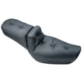 thumbnail image 1 of Mustang Duke Pillow Top 2-Piece Regal Black Motorcycle Seat (75083), 1 of 2