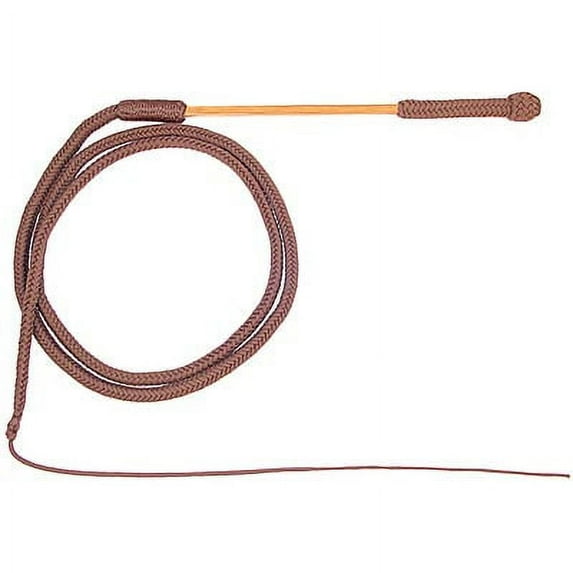 Mustang Economy Australian Style Bull Whip 6 ft, Brown (3111-6)
