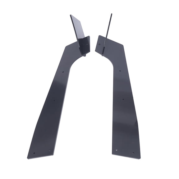 Mustang Glossy Black Rear Diffuser and Side Splitters Set, ABS Material, 100% Brand New, Direct Replacement, Easy Installation