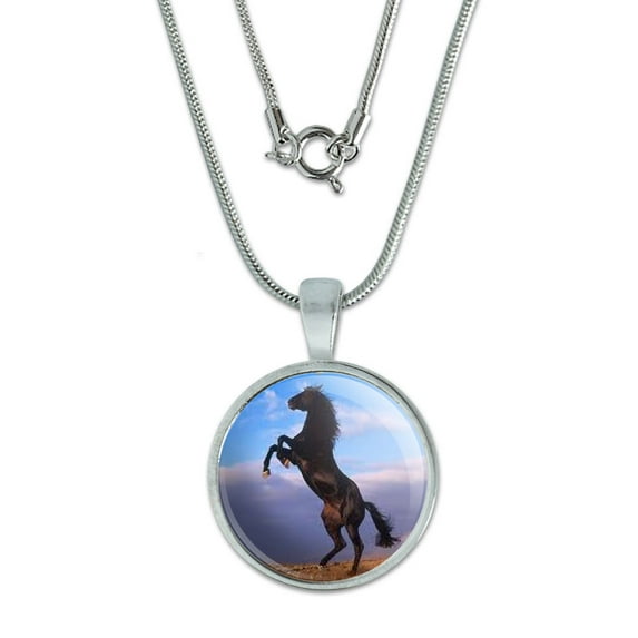 Mustang Horses - Animal Love Small Pendant