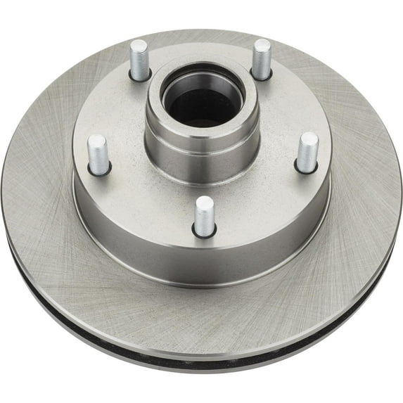 Speedway Motors Mustang II Front Disc Brake Rotor 9.25 Inch Diameter 5 on 4.75 GM Bolt Pattern Vented Cast Iron with 7/16 Fine Thread Studs