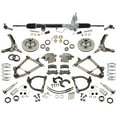 thumbnail image 1 of Mustang II IFS Hub-to-Hub Independent Front End Suspension Kit, 2 Inch Drop Spindles, Tubular Control Arms, 375 Rated Coilovers, Power Rack, 5 x 4-3/4" Bolt Pattern, 1 of 20