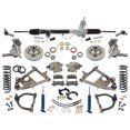 thumbnail image 1 of Mustang II IFS Hub-to-Hub Independent Front End Suspension Kit, 2 Inch Drop Spindles, Tubular Control Arms, 700 Rated Coilovers, Manual Rack, 5 x 4-1/2" Bolt Pattern, 1 of 20
