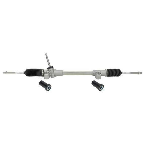 Speedway Motors Mustang II Manual Steering Rack & Pinion Kit with Mount Bushings, 9/16-26 Spline Input Shaft, Fits Stock and Aftermarket Mustang II Crossmembers, All-New Components
