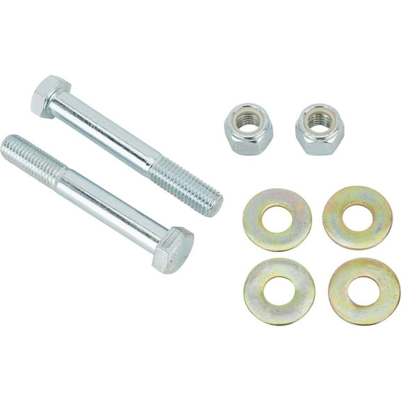 Speedway Motors Mustang II Rack and Pinion Bolt Kit for Use with Rack Spacers, Grade 5 5/8-11 Hardware, 4.5 Inch Bolts, Zinc Plated, Steering Installation Kit