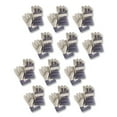thumbnail image 1 of Mustang Leather Palm Gloves, Blue/Cream, Large, 12 Pairs -MPG1935L, 1 of 5