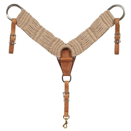 Mustang Mohair Breast Collar Tan Horse
