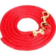 thumbnail image 1 of Mustang Poly Lead Rope 9ft. with Bolt Snap, Red,One Size, 1 of 2