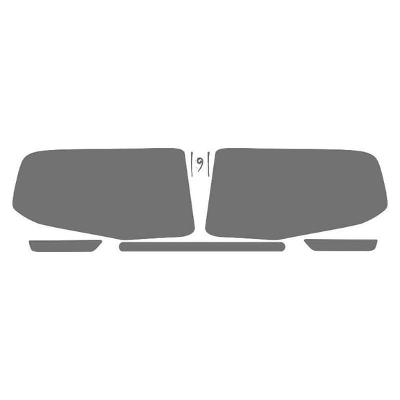 Mustang Pre-Cut Vinyl Overlay Taillight Plus Tint (2010 2011 2012) Light