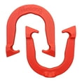 thumbnail image 1 of Mustang Professional Pitching Horseshoes, Red, Single Pair (2 horseshoes)- Made in the USA, 1 of 2