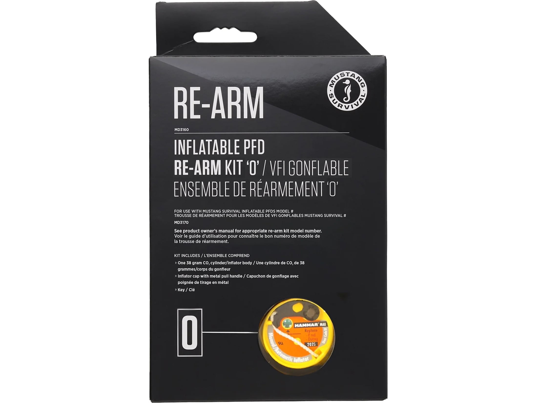 Mustang Survival Inflatable Life Jacket Re-Arm Kit O