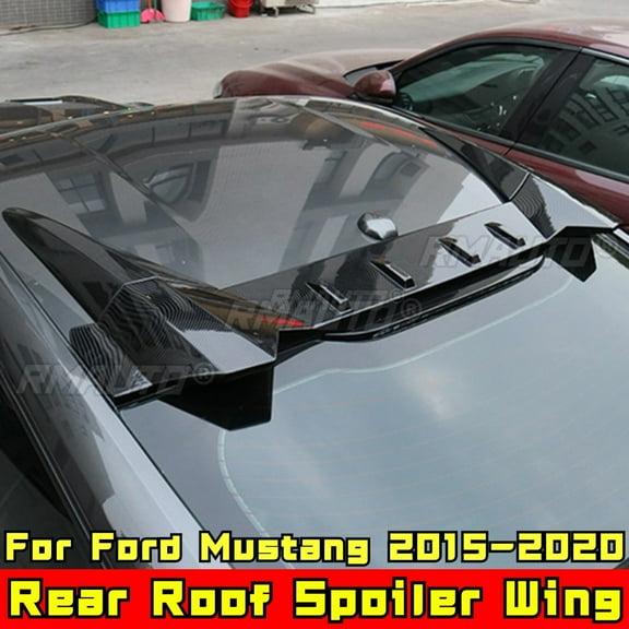 Mustang Roof Spoiler Glossy Black Combat Style Rear Trunk Spoiler Rear Wing Body Kit For Ford Mustang 2015-2020 Car Accessories