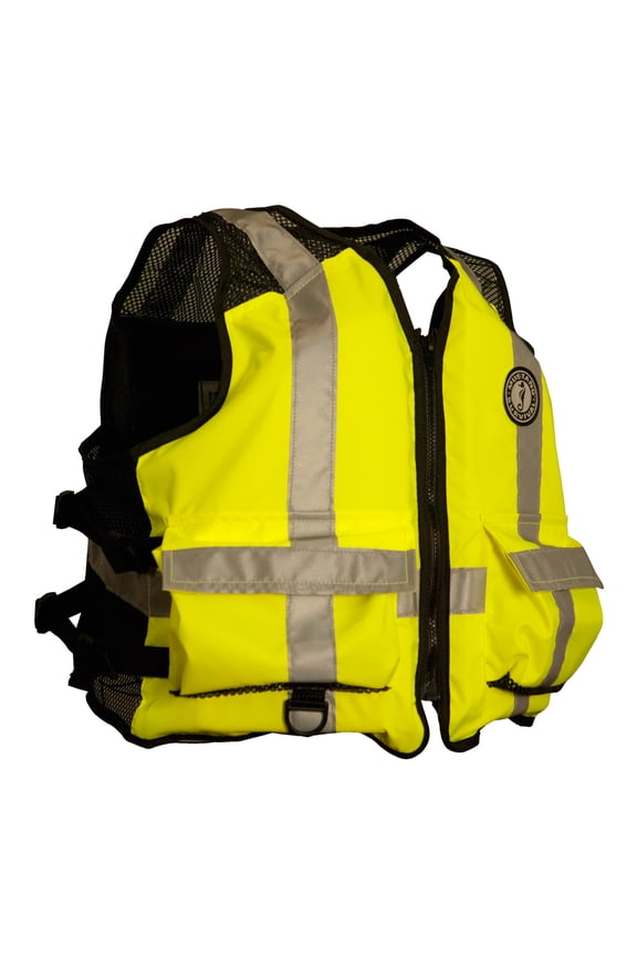 Corp ANSI Industrial Mesh Vest (Yellow/Black - L/XL)