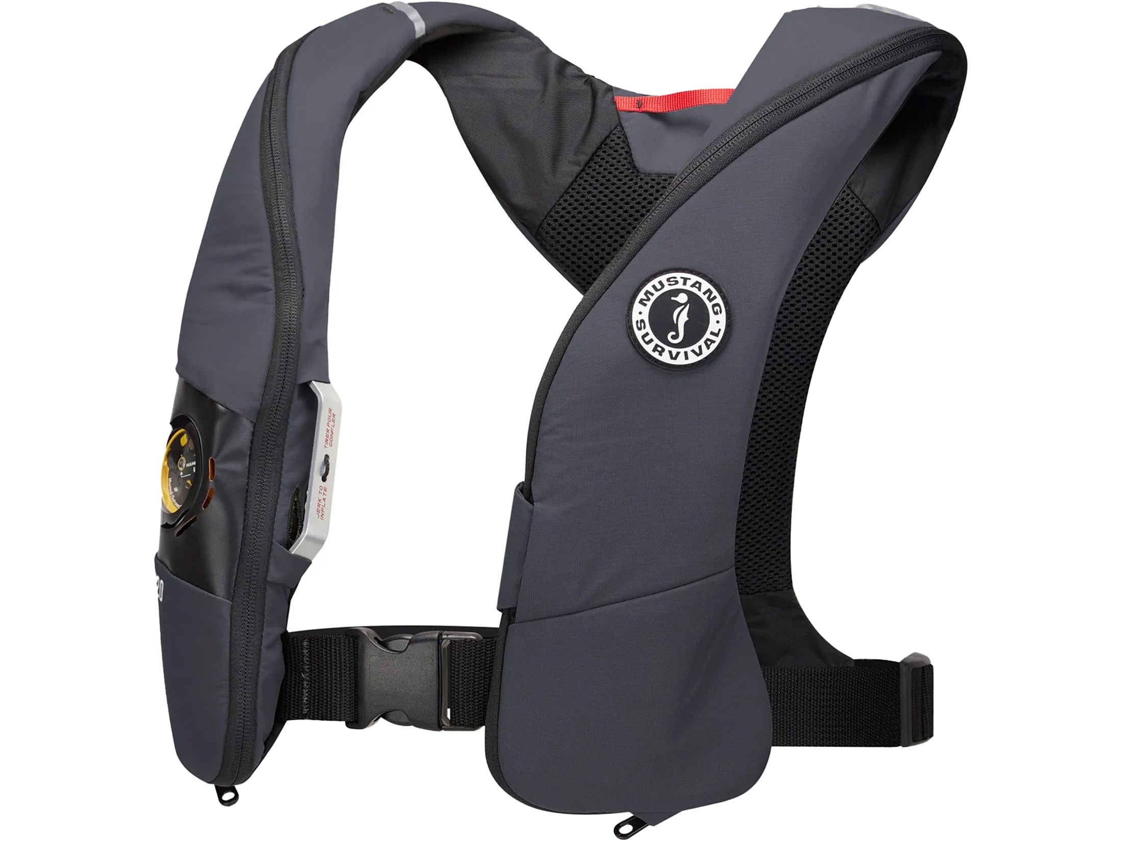 Mustang Survival Elite 120 Automatic Inflatable Life Jacket Admiral Gray