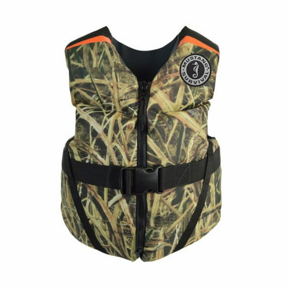 Mustang Survival Rev Youth Foam Vest Camo 50-90 LBS