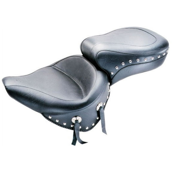 Mustang Wide Studded Black Touring Seat (75503)