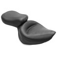 thumbnail image 1 of Mustang Wide Touring 1-pc Vintage Black Motorcycle Seat (75285), 1 of 4