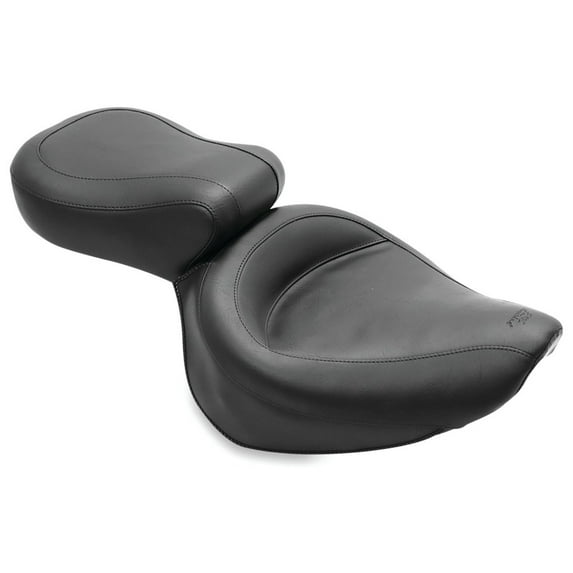 Mustang Wide Touring 1-pc Vintage Black Motorcycle Seat (75285)