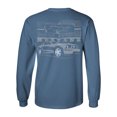 thumbnail image 1 of Mustang With Grill-Ford Long Sleeve Shirt-Indigo-5xl, 1 of 4