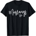 thumbnail image 1 of Mustangs School Mustangs Sports Team Women's Mustangs T-Shirt, 1 of 3