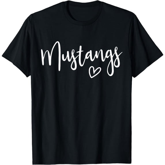 Mustangs School Mustangs Sports Team Women's Mustangs T-Shirt