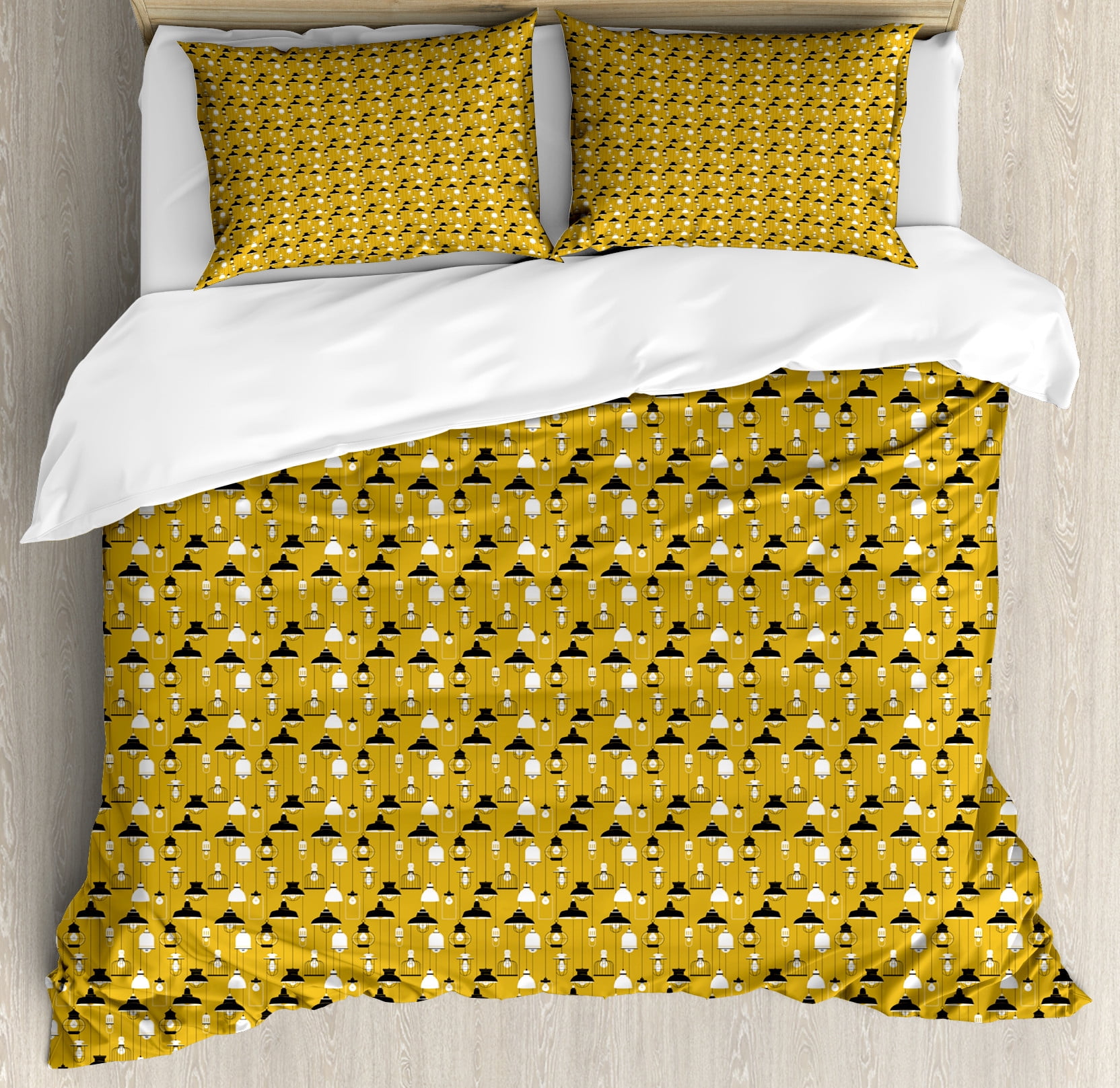 Mechanic Colorful Pattern Print Duvet Cover Bedding Set