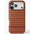 Mustard Gold and Burgundy Geometric Diamond Pattern Tough Case for ...
