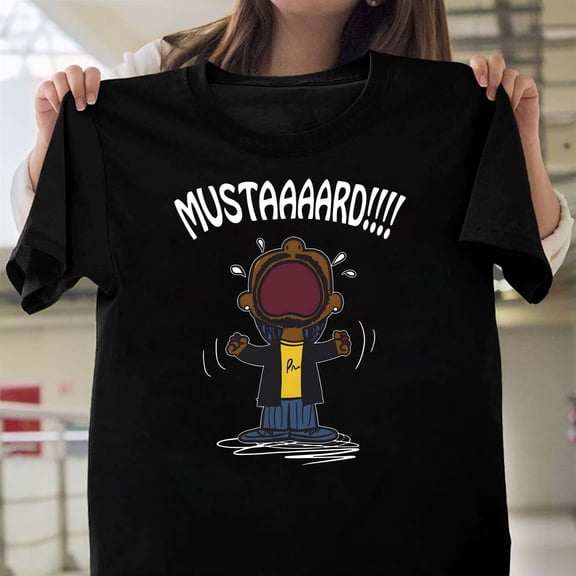 Mustard Meme Condiment Funny Internet Joke Sarcastic Humor Graphic Unisex T-Shirt, Food V40028, Up to Size 5XL