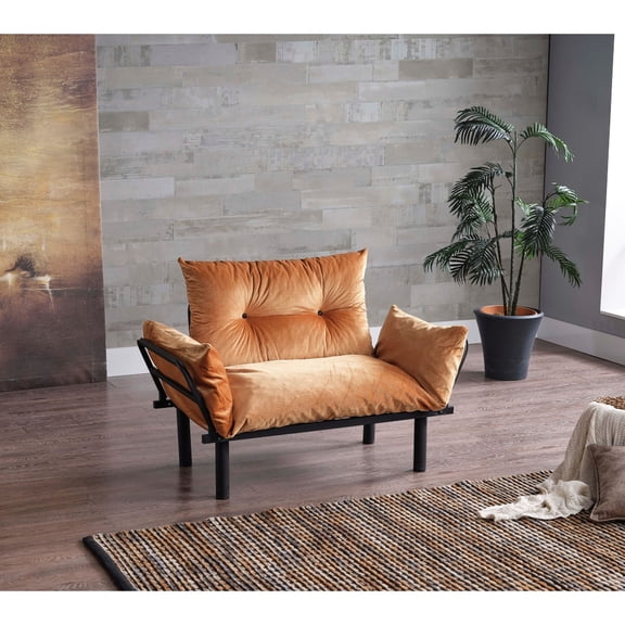 Mustard Metal Frame - Comfortable Seating in Living Room